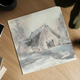 Barn II by Chris Paschke. Shown as a detailed flat fine art print, highlighting archival giclee quality. Available as an archival giclee rolled canvas, fine art paper, or poster print. SKU 46691a.