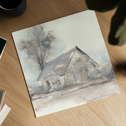 Barn III by Chris Paschke. Shown as a detailed flat fine art print, highlighting archival giclee quality. Available as an archival giclee rolled canvas, fine art paper, or poster print. SKU 46692a.