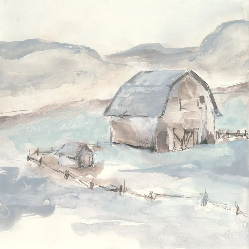 Barn IV by Chris Paschke. SKU 46693a. Archival Giclee Fine art print for wall decor.