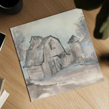 Barn V by Chris Paschke. Shown as a detailed flat fine art print, highlighting archival giclee quality. Available as an archival giclee rolled canvas, fine art paper, or poster print. SKU 46694a.