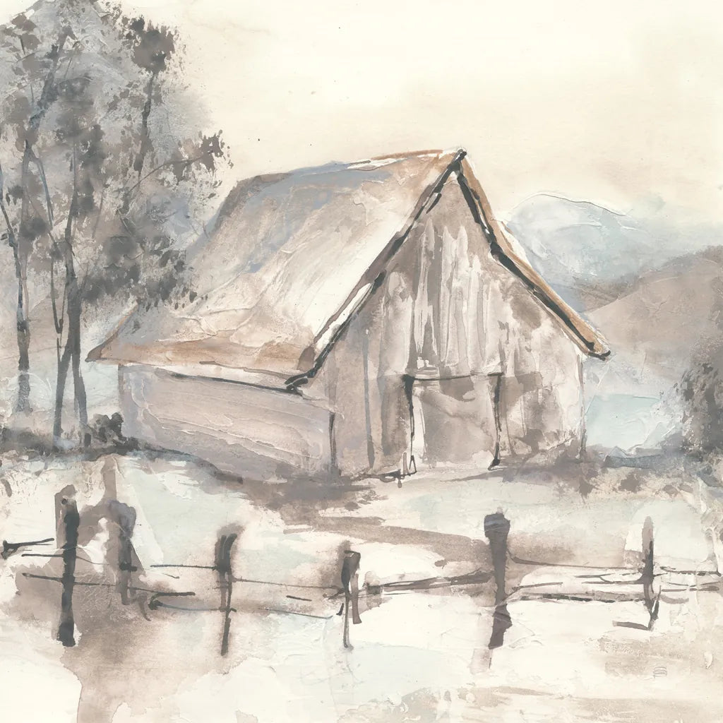 Barn VII by Chris Paschke. SKU 46696a. Archival Giclee Fine art print for wall decor.