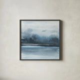Before Dark I by Chris Paschke. Shown in a sleek black glass frame for a contemporary gallery look. Available as an archival giclee rolled canvas, fine art paper, or poster print. SKU 72070a.