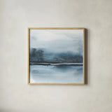 Before Dark II by Chris Paschke. Shown in a natural wood glass frame for a timeless modern aesthetic. Available as an archival giclee rolled canvas, fine art paper, or poster print. SKU 72071a.