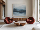 Before Dark II by Chris Paschke. Shown as extra-large giant wall art in a modern living room. Available as an archival giclee rolled canvas, fine art paper, or poster print. SKU 72071a.