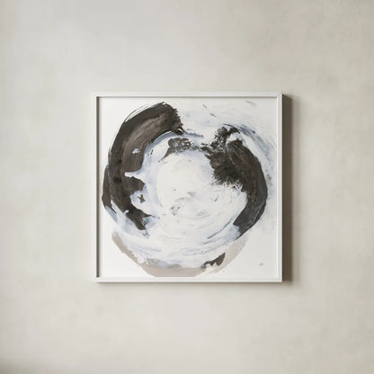 Beginning I by Chris Paschke. Shown in a crisp white glass frame for a clean and minimalist style. Available as an archival giclee rolled canvas, fine art paper, or poster print. SKU 71876a.