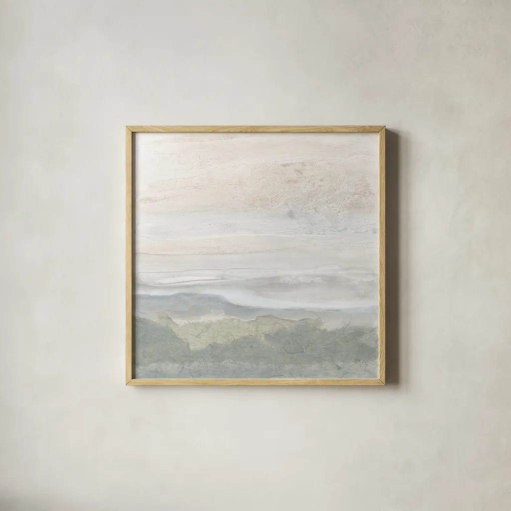 Beyond the Brush I by Chris Paschke. Shown in a natural wood glass frame for a timeless modern aesthetic. Available as an archival giclee rolled canvas, fine art paper, or poster print. SKU 78470a.