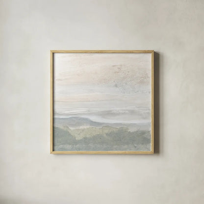 Beyond the Brush I by Chris Paschke. Shown in a natural wood glass frame for a timeless modern aesthetic. Available as an archival giclee rolled canvas, fine art paper, or poster print. SKU 78470a.