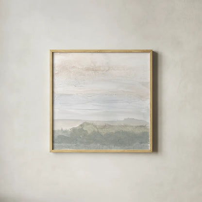 Beyond the Brush II by Chris Paschke. Shown in a natural wood glass frame for a timeless modern aesthetic. Available as an archival giclee rolled canvas, fine art paper, or poster print. SKU 78471a.