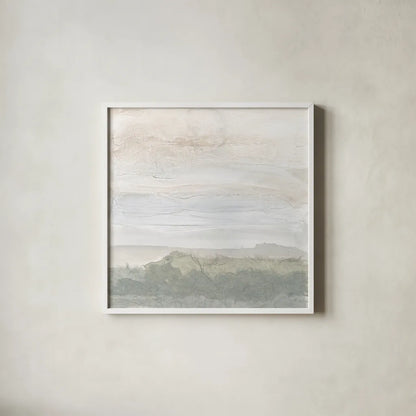 Beyond the Brush II by Chris Paschke. Shown in a crisp white glass frame for a clean and minimalist style. Available as an archival giclee rolled canvas, fine art paper, or poster print. SKU 78471a.