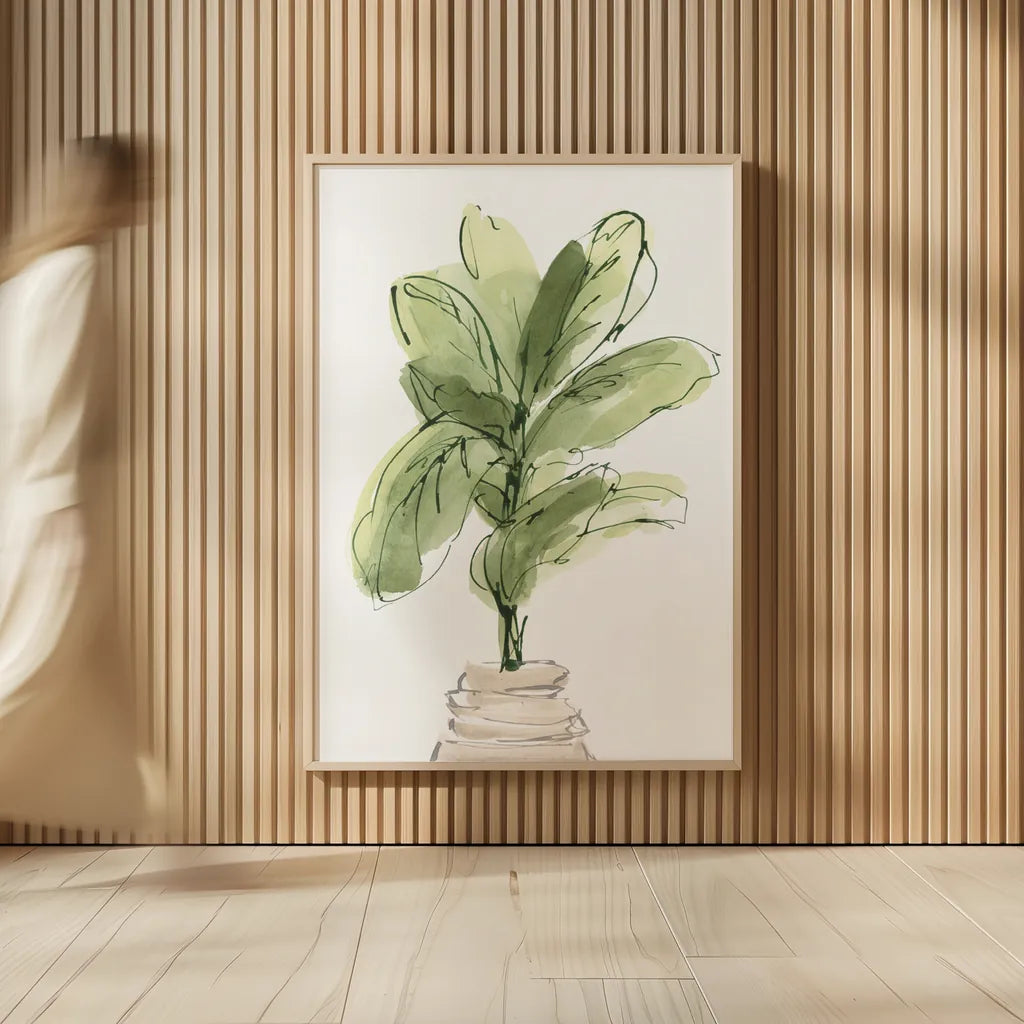 Biophilic I by Chris Paschke. shown as over sized large wall art. Available as an archival giclee rolled canvas, fine art paper, or poster print. SKU 94772h.