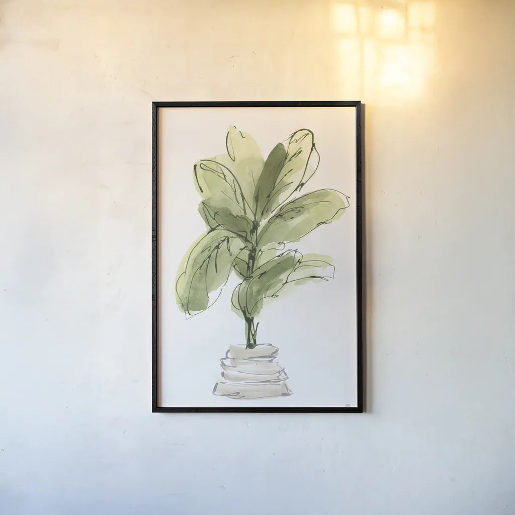 Biophilic I by Chris Paschke. shown as a paper print in a black flame. Available as a archival giclee rolled canvas, fine art paper, or poster print. SKU 94772h.