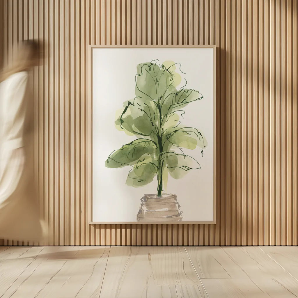 Biophilic II by Chris Paschke. shown as over sized large wall art. Available as an archival giclee rolled canvas, fine art paper, or poster print. SKU 94773h.