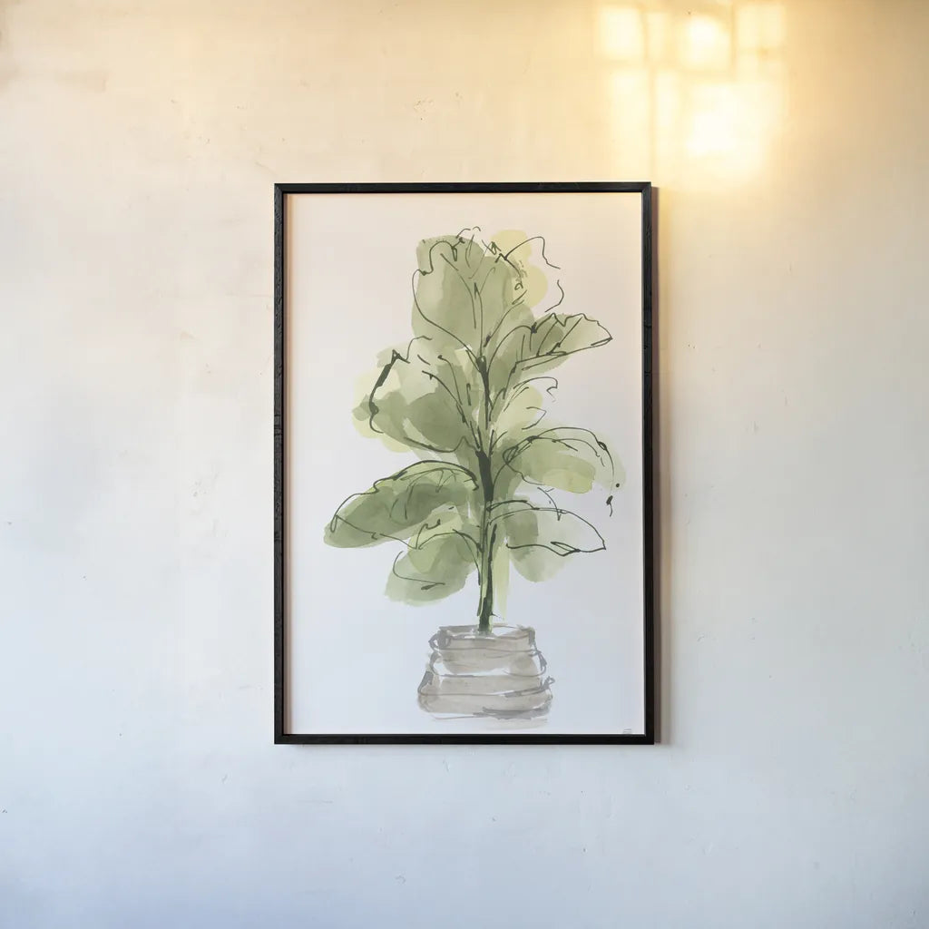 Biophilic II by Chris Paschke. shown as a paper print in a black flame. Available as a archival giclee rolled canvas, fine art paper, or poster print. SKU 94773h.