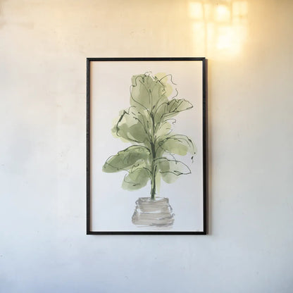 Biophilic II by Chris Paschke. shown as a paper print in a black flame. Available as a archival giclee rolled canvas, fine art paper, or poster print. SKU 94773h.