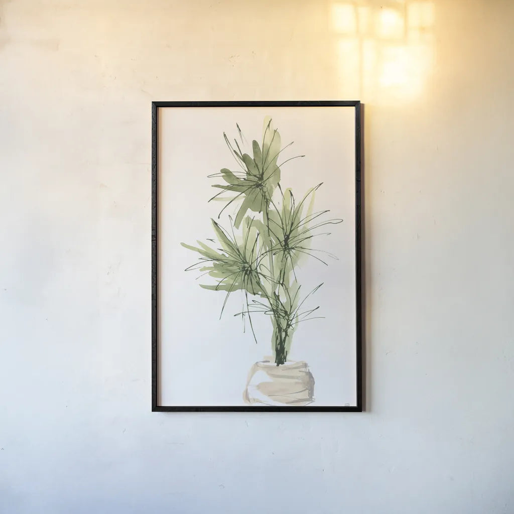 Biophilic III by Chris Paschke. shown as a paper print in a black flame. Available as a archival giclee rolled canvas, fine art paper, or poster print. SKU 94774h.