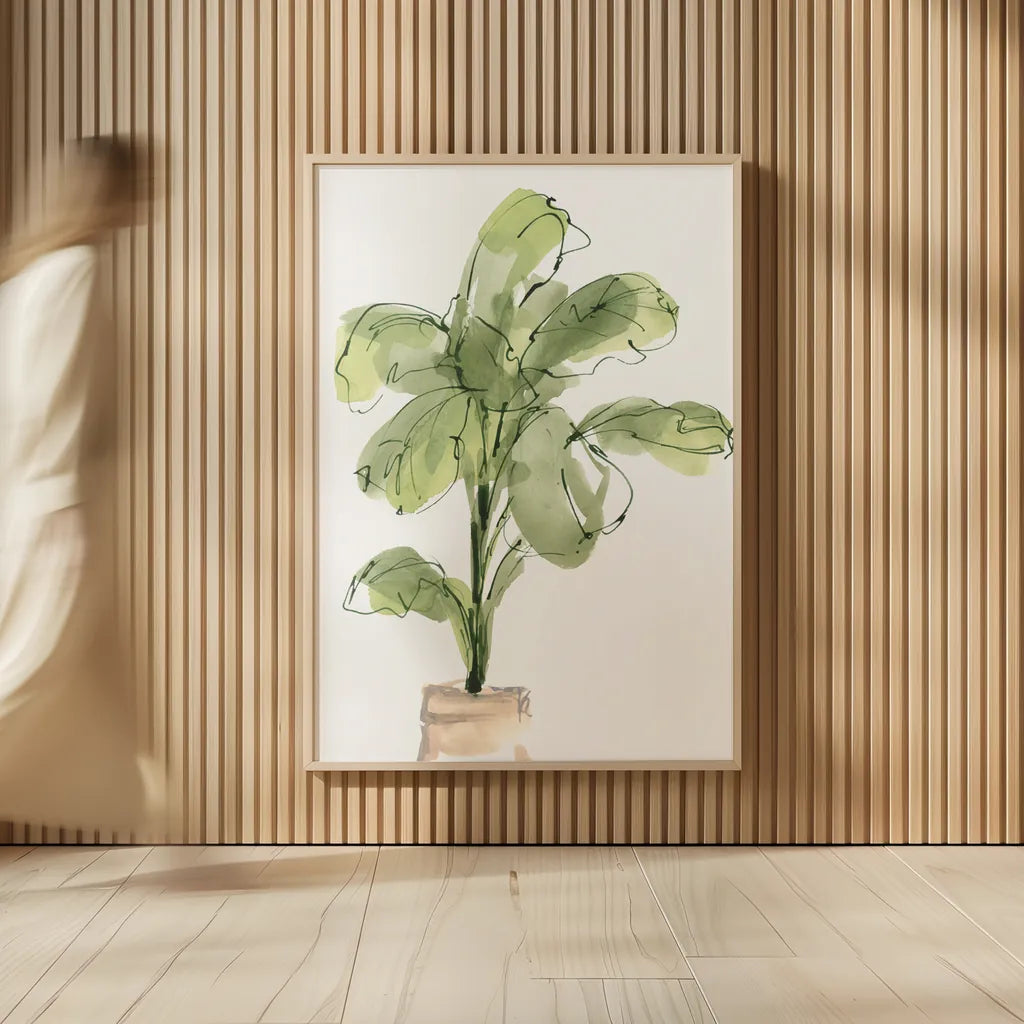 Biophilic IV by Chris Paschke. shown as over sized large wall art. Available as an archival giclee rolled canvas, fine art paper, or poster print. SKU 94775h.