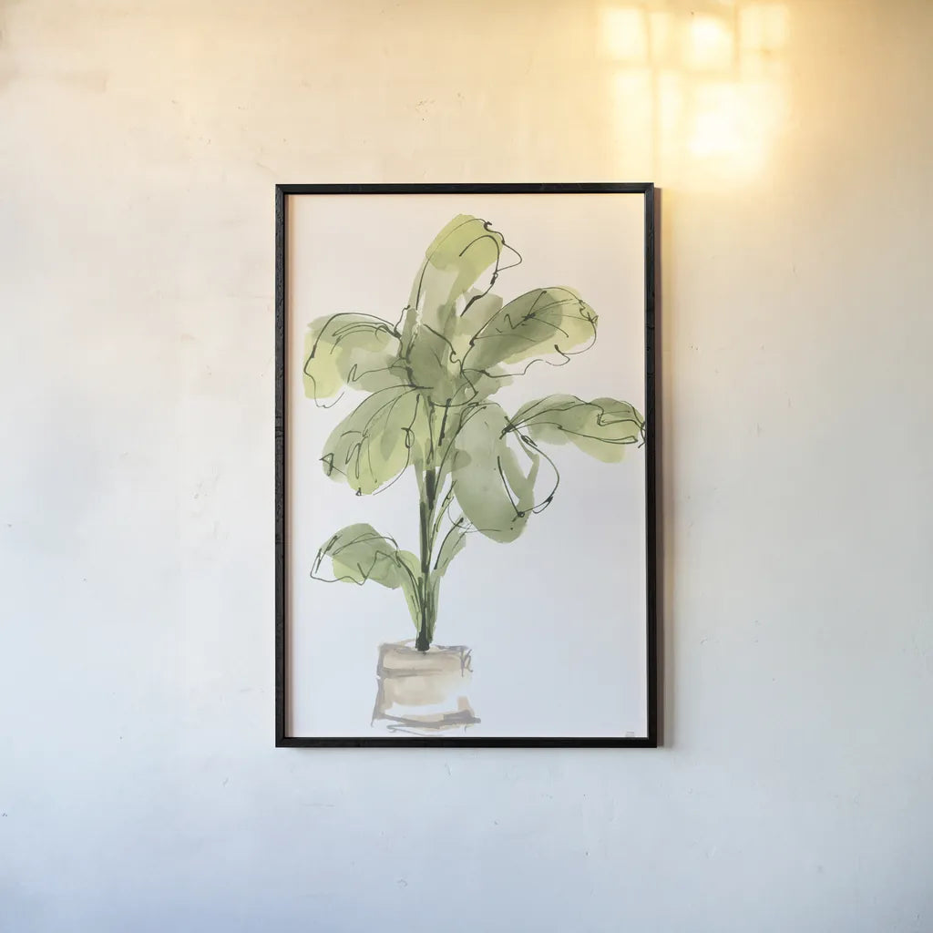 Biophilic IV by Chris Paschke. shown as a paper print in a black flame. Available as a archival giclee rolled canvas, fine art paper, or poster print. SKU 94775h.