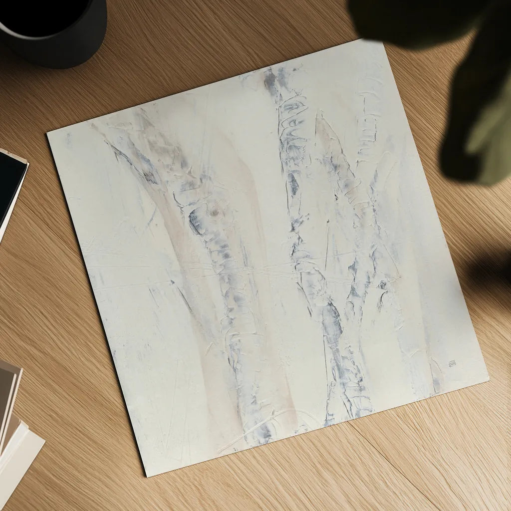 Birch Dreams I by Chris Paschke. Shown as a detailed flat fine art print, highlighting archival giclee quality. Available as an archival giclee rolled canvas, fine art paper, or poster print. SKU 90876a.