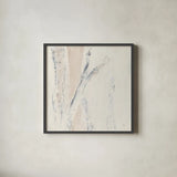 Birch Dreams II by Chris Paschke. Shown in a sleek black glass frame for a contemporary gallery look. Available as an archival giclee rolled canvas, fine art paper, or poster print. SKU 90877a.