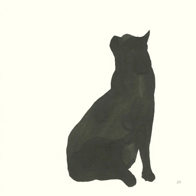 Black Cat II by Chris Paschke. SKU 56270a. Archival Giclee Fine art print for wall decor.