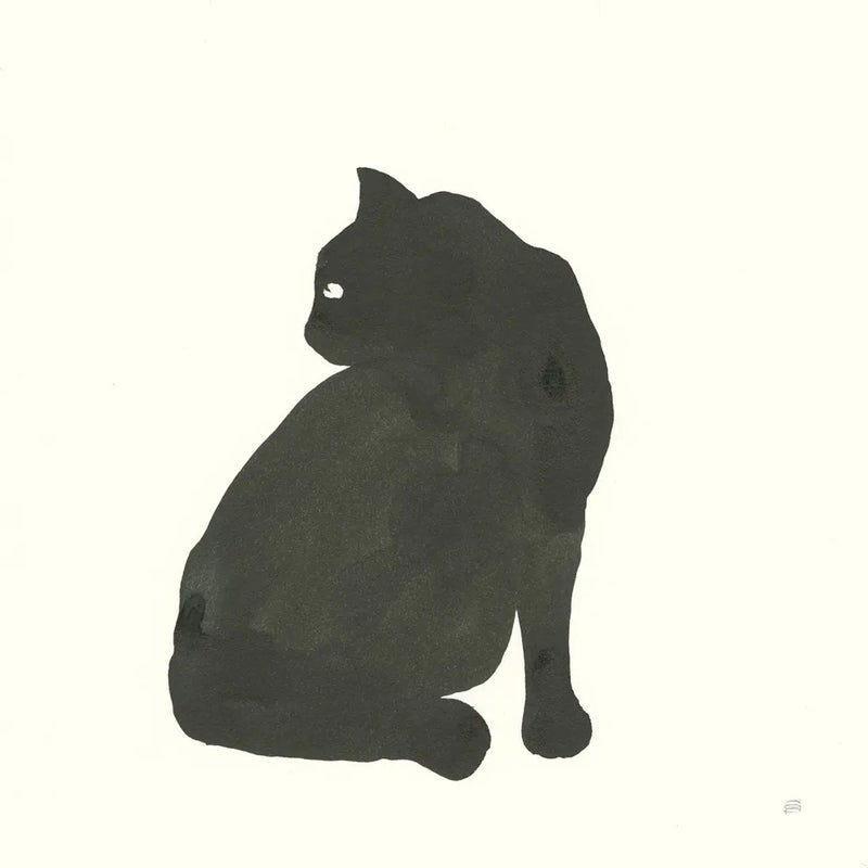 Black Cat IV by Chris Paschke. SKU 56272a. Archival Giclee Fine art print for wall decor.