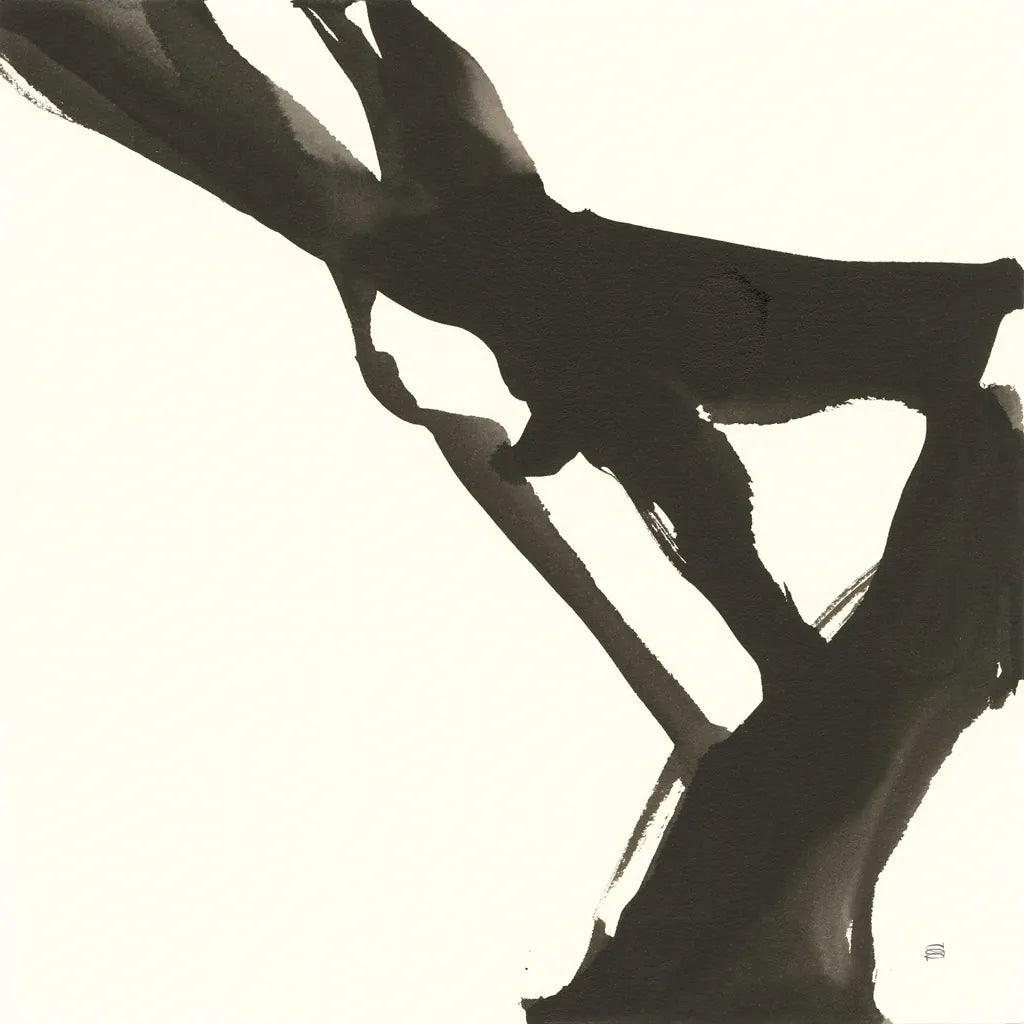 Black Gesture I by Chris Paschke. SKU 69344a. Archival Giclee Fine art print for wall decor.