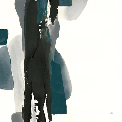 Black and Dark Teal II by Chris Paschke. SKU 59284a. Archival Giclee Fine art print for wall decor.