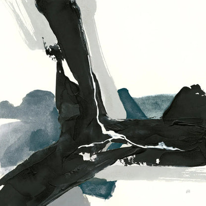 Black and Dark Teal III by Chris Paschke. SKU 59285a. Archival Giclee Fine art print for wall decor.