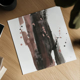 Black and Rust II by Chris Paschke. Shown as a detailed flat fine art print, highlighting archival giclee quality. Available as an archival giclee rolled canvas, fine art paper, or poster print. SKU 94791a.