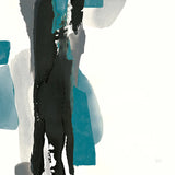Black and Teal II by Chris Paschke. SKU 34092a. Archival Giclee Fine art print for wall decor.