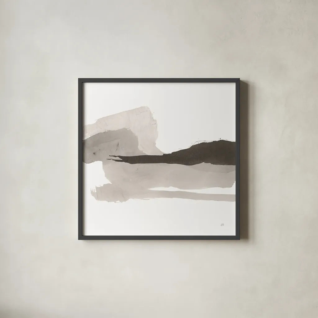 Black and White Classic II by Chris Paschke. Shown in a sleek black glass frame for a contemporary gallery look. Available as an archival giclee rolled canvas, fine art paper, or poster print. SKU 71873a.