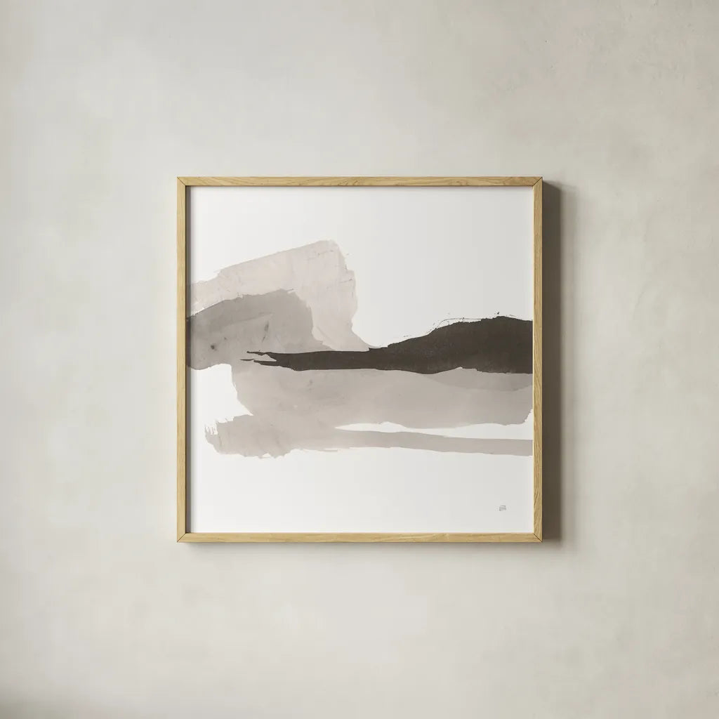 Black and White Classic II by Chris Paschke. Shown in a natural wood glass frame for a timeless modern aesthetic. Available as an archival giclee rolled canvas, fine art paper, or poster print. SKU 71873a.