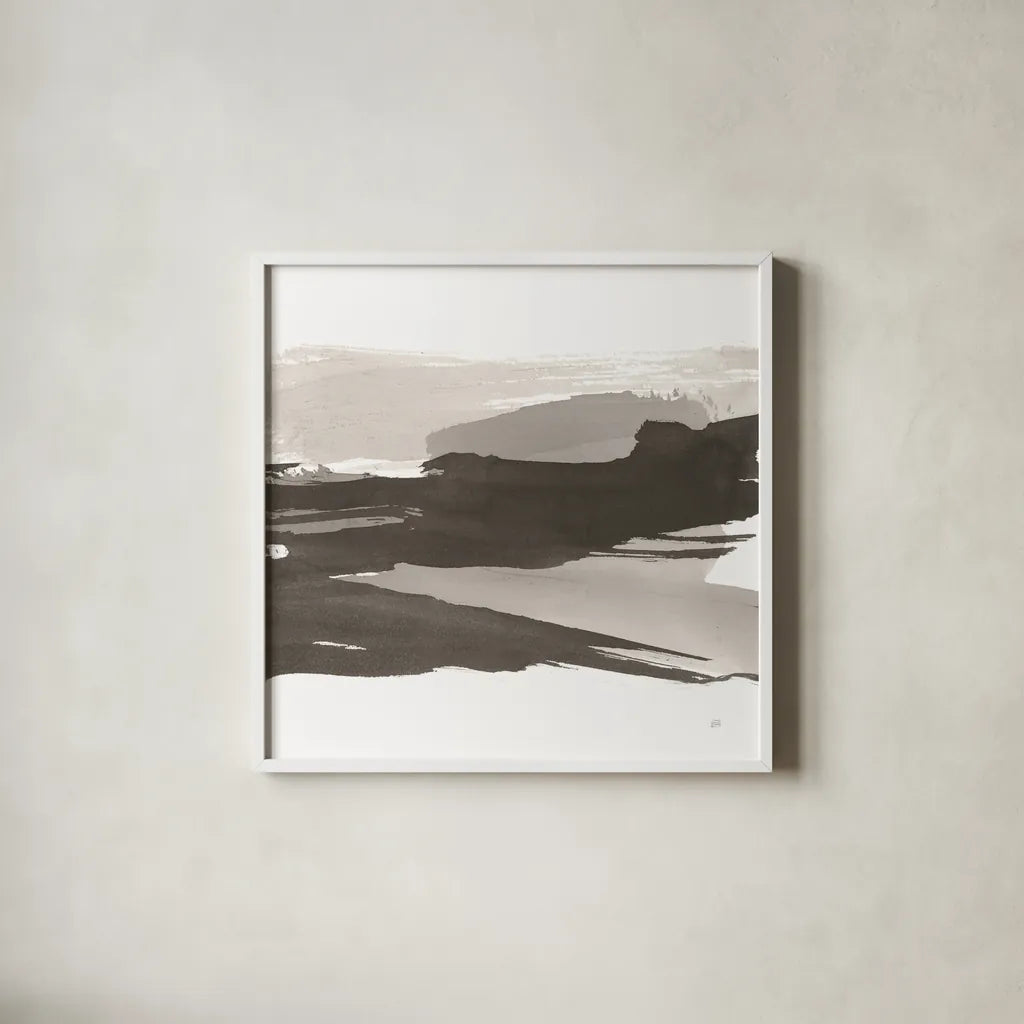 Black and White Classic IV by Chris Paschke. Shown in a crisp white glass frame for a clean and minimalist style. Available as an archival giclee rolled canvas, fine art paper, or poster print. SKU 71875a.