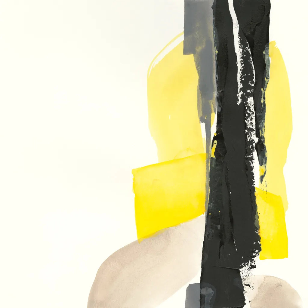 Black and Yellow I by Chris Paschke. SKU 32533a. Archival Giclee Fine art print for wall decor.