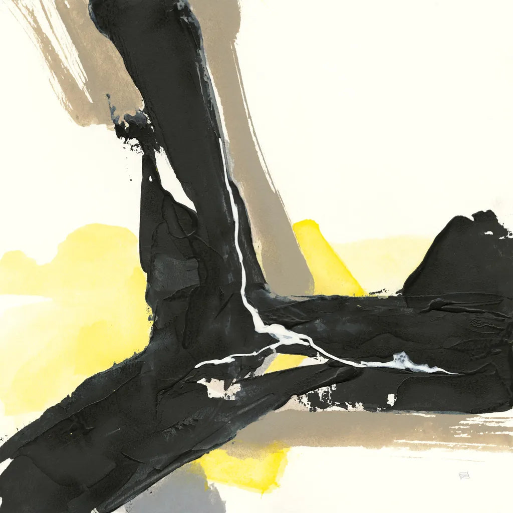 Black and Yellow III by Chris Paschke. SKU 32535a. Archival Giclee Fine art print for wall decor.