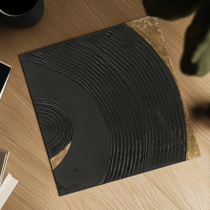 Black on Black I by Chris Paschke. Shown as a detailed flat fine art print, highlighting archival giclee quality. Available as an archival giclee rolled canvas, fine art paper, or poster print. SKU 86803a.