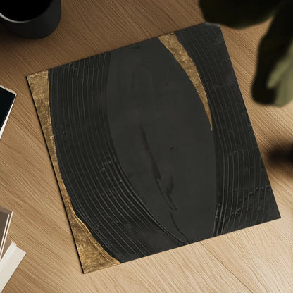 Black on Black II by Chris Paschke. Shown as a detailed flat fine art print, highlighting archival giclee quality. Available as an archival giclee rolled canvas, fine art paper, or poster print. SKU 86804a.