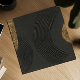 Black on Black III by Chris Paschke. Shown as a detailed flat fine art print, highlighting archival giclee quality. Available as an archival giclee rolled canvas, fine art paper, or poster print. SKU 86805a.