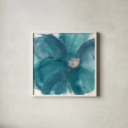 Bloom Beauty I by Chris Paschke. Shown in a crisp white glass frame for a clean and minimalist style. Available as an archival giclee rolled canvas, fine art paper, or poster print. SKU 34008a.