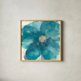 Bloom Beauty II by Chris Paschke. Shown in a natural wood glass frame for a timeless modern aesthetic. Available as an archival giclee rolled canvas, fine art paper, or poster print. SKU 34009a.