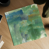 Blue Accent II by Chris Paschke. Shown as a detailed flat fine art print, highlighting archival giclee quality. Available as an archival giclee rolled canvas, fine art paper, or poster print. SKU 37168a.