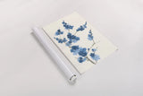 Blue Branch I by Chris Paschke. shown as a rolled paper print. Available as archival giclee rolled canvas, fine art paper, or poster print. SKU 55059h.
