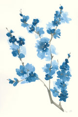 Blue Branch IV by Chris Paschke. SKU 55062h. Archival Giclee Fine art print for wall decor.