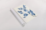 Blue Branch IV by Chris Paschke. shown as a rolled paper print. Available as archival giclee rolled canvas, fine art paper, or poster print. SKU 55062h.
