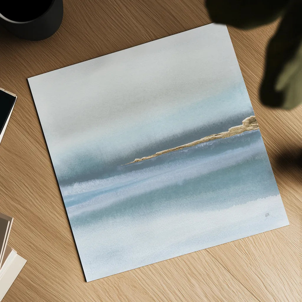 Blue Earth I by Chris Paschke. Shown as a detailed flat fine art print, highlighting archival giclee quality. Available as an archival giclee rolled canvas, fine art paper, or poster print. SKU 74884a.