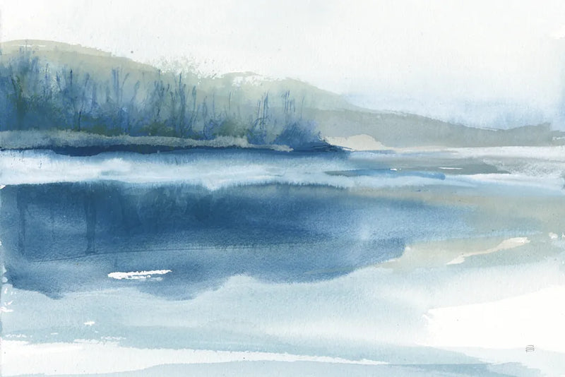 Blue Fog II by Chris Paschke. SKU 83106i. Archival Giclee Fine art print for wall decor.