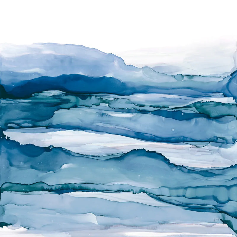 Blue Grayscape IV by Chris Paschke. SKU 68786a. Archival Giclee Fine art print for wall decor.