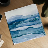Blue Grayscape IV by Chris Paschke. Shown as a detailed flat fine art print, highlighting archival giclee quality. Available as an archival giclee rolled canvas, fine art paper, or poster print. SKU 68786a.