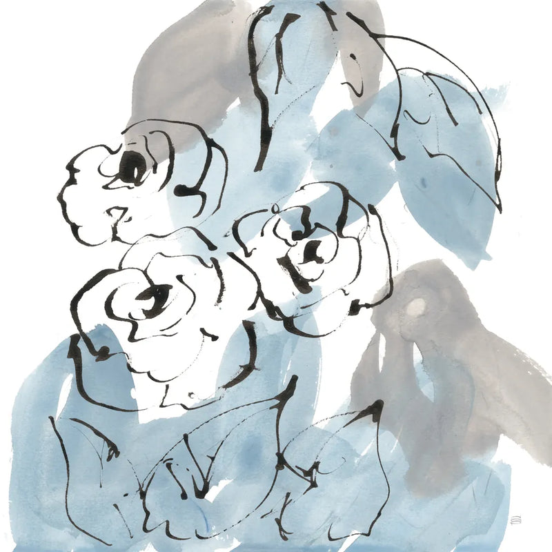 Blue Neutrals II by Chris Paschke. SKU 70650a. Archival Giclee Fine art print for wall decor.