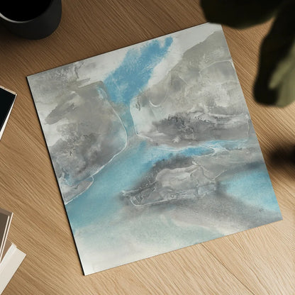 Blue Tones II by Chris Paschke. Shown as a detailed flat fine art print, highlighting archival giclee quality. Available as an archival giclee rolled canvas, fine art paper, or poster print. SKU 35268a.